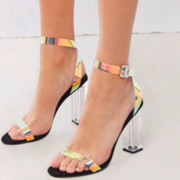 Cape Robbin Shoes - NIB!! Cape Robbin Mercy Iridescent Heels, Black